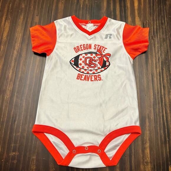 Russell Oregon State Beavers Football One Piece Bodysuit Size 18mo - Picture 1 of 3